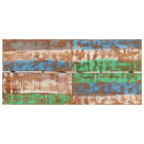 vidaXL Bartisch 150x70x107 cm Altholz Massiv und Eisen