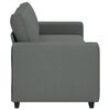 vidaXL 3-Sitzer-Sofa Dunkelgrau 220x77x82 cm Stoff