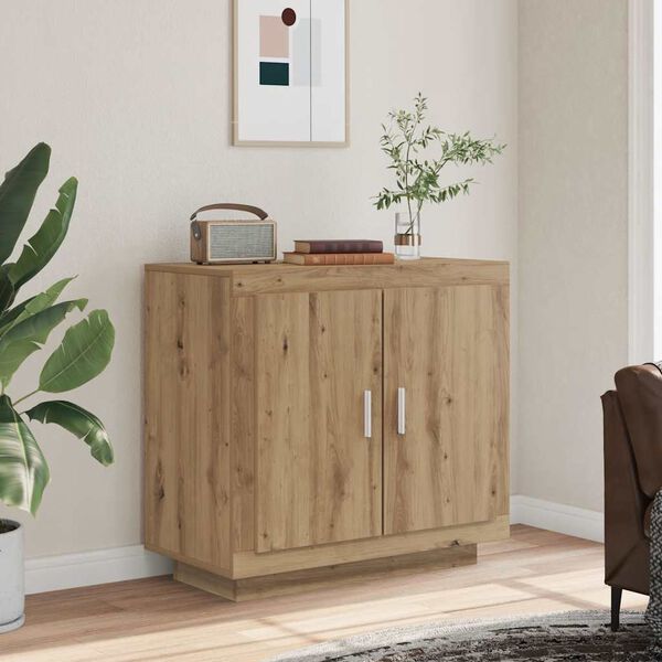 vidaXL Sideboard Artisan-Eiche 80x40x75 cm Holzwerkstoff