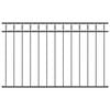 vidaXL Zaunelement ASSEN 170 x 80 cm Stahl Grau