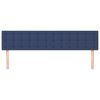 vidaXL Kopfteile Blau 200x5x78/88 cm Stoff