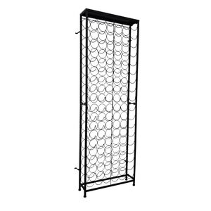 vidaXL Flaschenregal f&uuml;r 108 Flaschen Metall