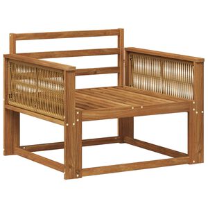 vidaXL Outdoor Mittelsofa Natur