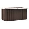 vidaXL Garten-Aufbewahrungsbox Braun 129 x 67 x 65 cm
