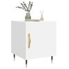 vidaXL Nachttische 2 Stk. Wei&szlig; 40x40x50 cm Holzwerkstoff