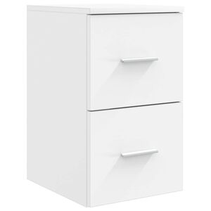 vidaXL Badezimmerschrank Inzwischen Wei&szlig; 30 x 35 x 50 cm Holzwerkstoff