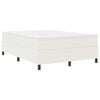 vidaXL Plattformbettgestell Creme 140 x 200 cm Stoff