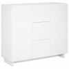 vidaXL Sideboard Wei&szlig; 85,5 x 31 x 75 cm Holzwerkstoff