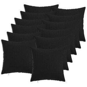 vidaXL Kissenbezug 12 pcs HEERLEN Schwarz 40 x 40 cm