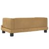 vidaXL Hundebett Braun 80x45x30 cm Samt