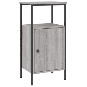 vidaXL Nachttisch Grau Sonoma-Eiche 41x31x80 cm Holzwerkstoff