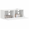 vidaXL TV-Wandschrank 2 pcs Wei&szlig; 60 x 31 x 29,5 cm Holzwerkstoff