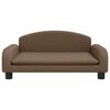 vidaXL Kindersofa Braun 70x45x30 cm Stoff