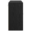 vidaXL Wandschrank Schwarz Eichen-Optik 60 x 31 x 60 cm Holzwerkstoff