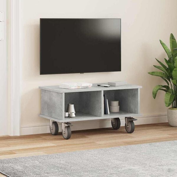 vidaXL TV-St&auml;nder Beton Grau 68,5 x 35 x 35 cm Holzwerkstoff
