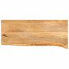 vidaXL Tischplatte mit Baumkante 80x20x2,5 cm Massivholz Mango