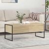 vidaXL Couchtisch mit Schubladen Sonoma 100 x 46 x 40 cm Holzwerkstoff