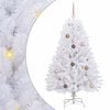 vidaXL K&uuml;nstlicher Weihnachtsbaum Wei&szlig; 80 x 80 x 150 cm PVC und Metall