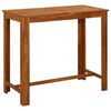 vidaXL Bartisch Massivholz Akazie 120x60x105 cm