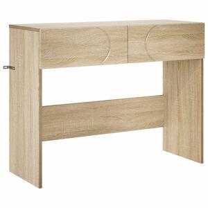 vidaXL Konsolentisch Sonoma-Eiche 96,5 x 38 x 75 cm Holzwerkstoff