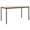 vidaXL Bartisch 200 x 100 x 105 cm Massives Kiefernholz Natur