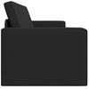 vidaXL Schlafsofa 200cm Schwarz Stoff