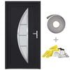 vidaXL Haust&uuml;r Anthrazit 98x190 cm PVC