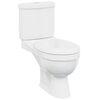 Toilette mit Sp&uuml;lkasten Wei&szlig;