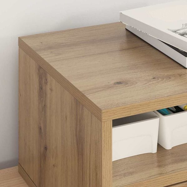 vidaXL Druckerst&auml;nder Artisan-Eiche 40 x 32 x 24 cm Holzwerkstoff