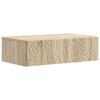 vidaXL Wandmontierter Beistelltisch Sonoma-Eiche 59 x 34,5 x 17 cm