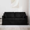 vidaXL Sofa Schwarz Gesamtabmessungen: 158 x 78 x 80 cm (B x T x H)