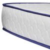 vidaXL Bett mit Memory-Schaum-Matratze Dunkelgrau Stoff 180&times;200 cm