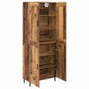 vidaXL Highboard 2 pcs Altholz Holzwerkstoff