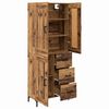 vidaXL Highboard mit Schubladen 2 pcs Altholz Holzwerkstoff