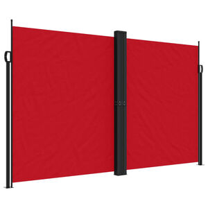vidaXL Seitenmarkise Ausziehbar Rot 200x1200 cm