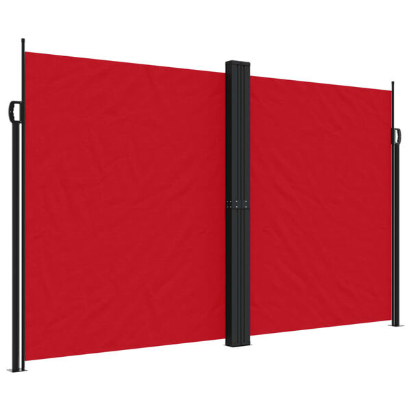 vidaXL Seitenmarkise Ausziehbar Rot 200x1200 cm