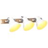 vidaXL Wandlampe Industriestil Wei&szlig; 65x25 cm E27