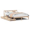 vidaXL Massivholzbett ohne Matratze 150x200 cm Kiefernholz