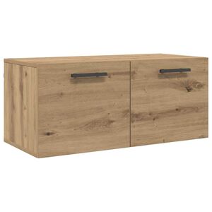 vidaXL Wandschrank Artisan-Eiche 80 x 36.5 x 35 cm Holzwerkstoff