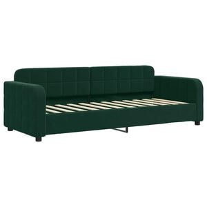 vidaXL Tagesbett Dunkelgr&uuml;n 80x200 cm Samt