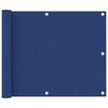 vidaXL Balkon-Sichtschutz Blau 75x300 cm Oxford-Gewebe
