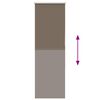 vidaXL Verdunkelungsrollo Kaffeebraun 45x130cm Stoffbreite 40,7 cm