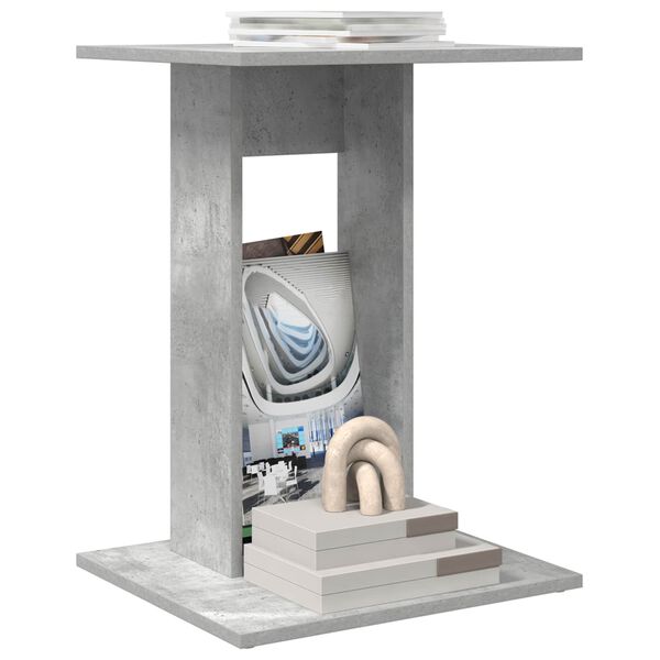 vidaXL Beistelltisch Beton Grau 45 x 40 x 62,5 cm Holzwerkstoff