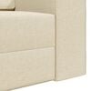 vidaXL Schlafsofa 200cm Creme Stoff