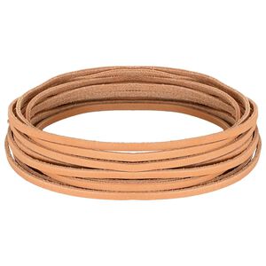 vidaXL Lederriemen Hellbraun 200 x 0,4 cm Leder