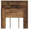 vidaXL Kopfteil Schrank Altholz 100 x 19 x 103,5 cm Holzwerkstoff