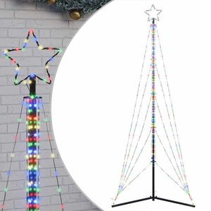 vidaXL LED Weihnachtsbaum 525 LEDs Mehrfarbig 302 cm