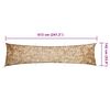 vidaXL Tarnnetz mit Aufbewahrungstasche 613x138 cm Sandfarbe