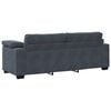 vidaXL 3-Sitzer-Sofa Dunkelgrau 178 cm Samt