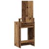 vidaXL Schminktisch mit Regal Altholz 50 x 41 x 140 cm Holzwerkstoff